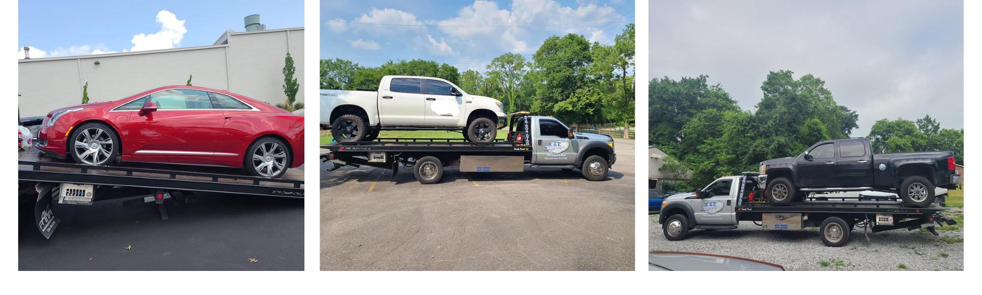 towing truck collage 